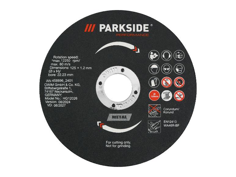 Tarcza diamentowa lub zestaw tarcz do szlifierki o ⌀ 125 mm
