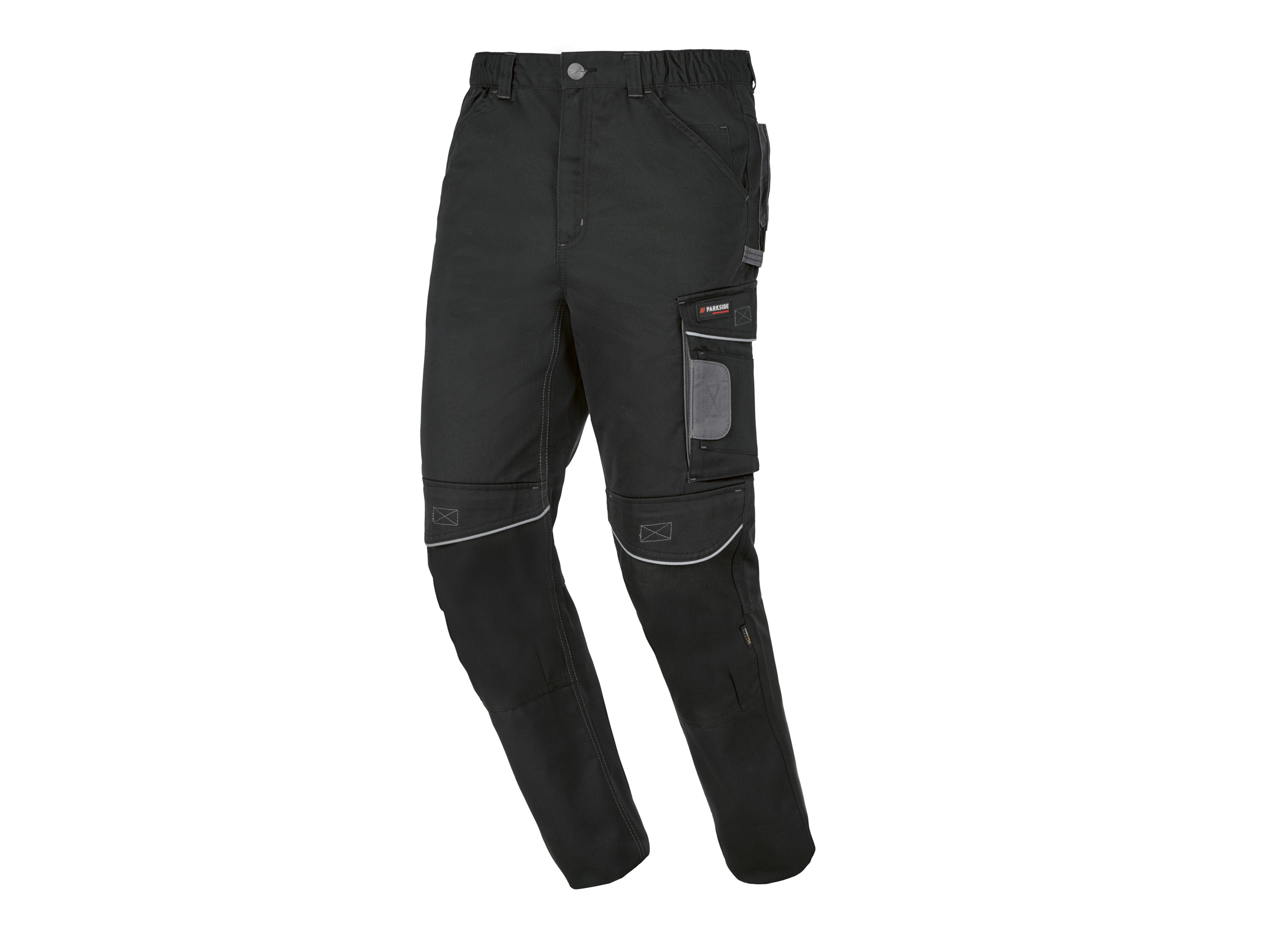 PARKSIDE PERFORMANCE® Spodnie robocze męskie (Czarny, 58)