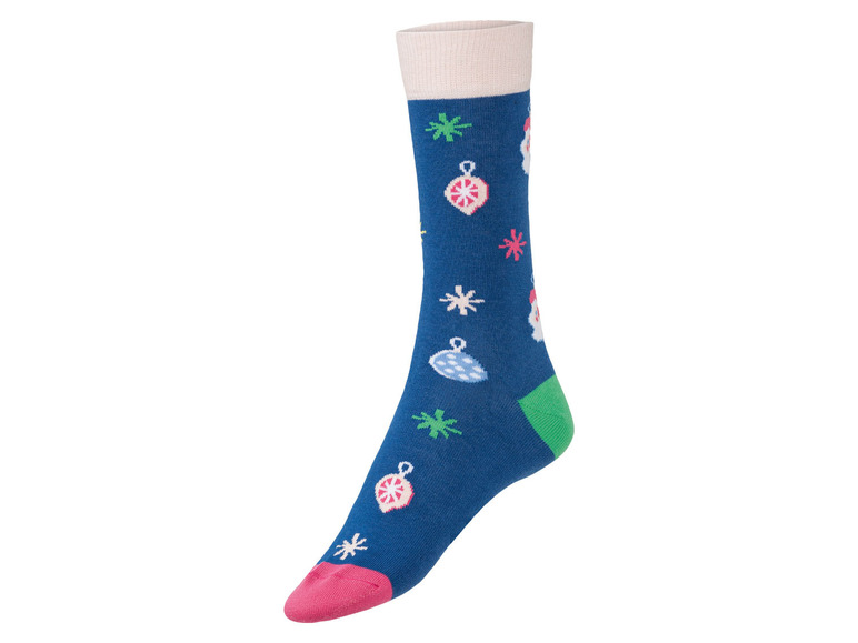 Pełny ekran: Fun Socks Skarpety świąteczne z bawełną damskie / męskie, 3 pary - zdjęcie 8