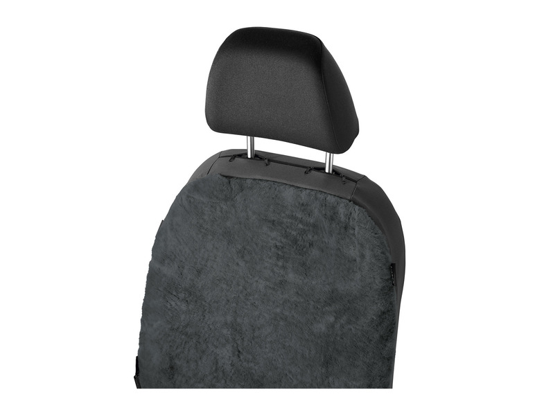 Pełny ekran: ULTIMATE SPEED® Pokrowiec na fotele samochodowe ze skóry jagnięcej, ze ściągaczem tunelowym - zdjęcie 4