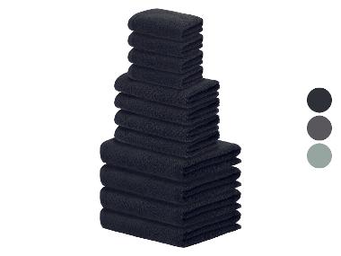 LIVARNO® Komplet ręczników frotte, 12-częściowy