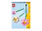 LEGO 40647 łodygi kwiatów z różowymi i białymi kwiatami.