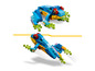 Zestaw Lego Creator 3 w 1 z żabą, jaszczurką lub wężem.