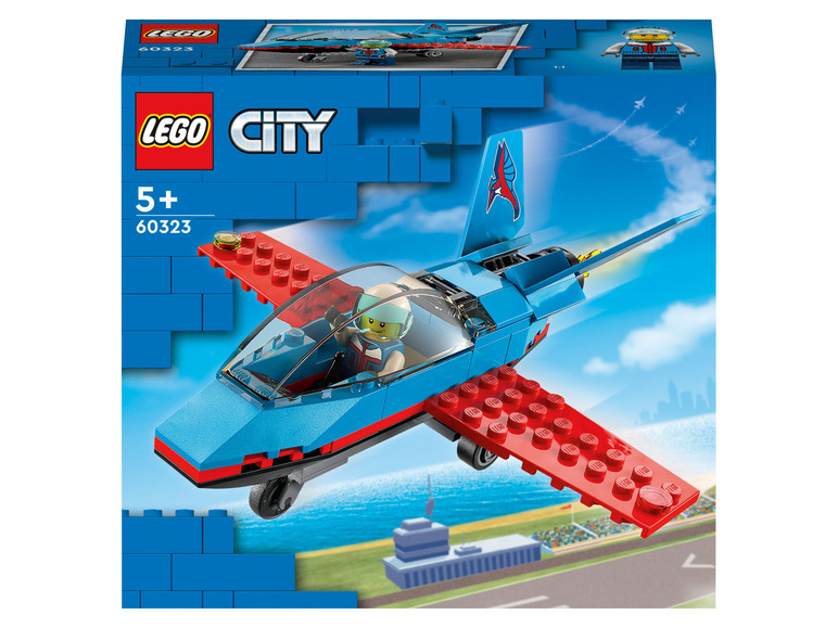 Pełny ekran: LEGO® City Zestaw klocków 60323 Samolot kaskaderski - zdjęcie 1