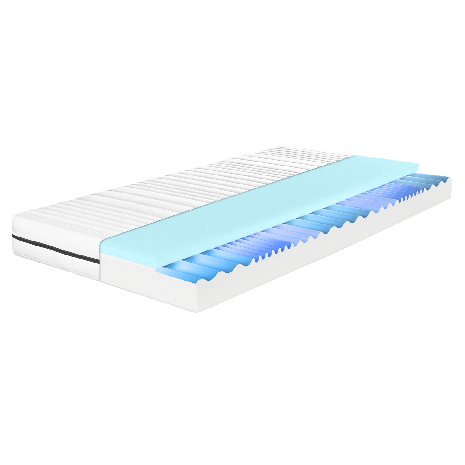 LIVARNO® Materac z pianki komfortowej Waves, 140 x 200 cm