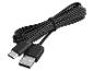 Czarny kabel USB-A do USB-C.