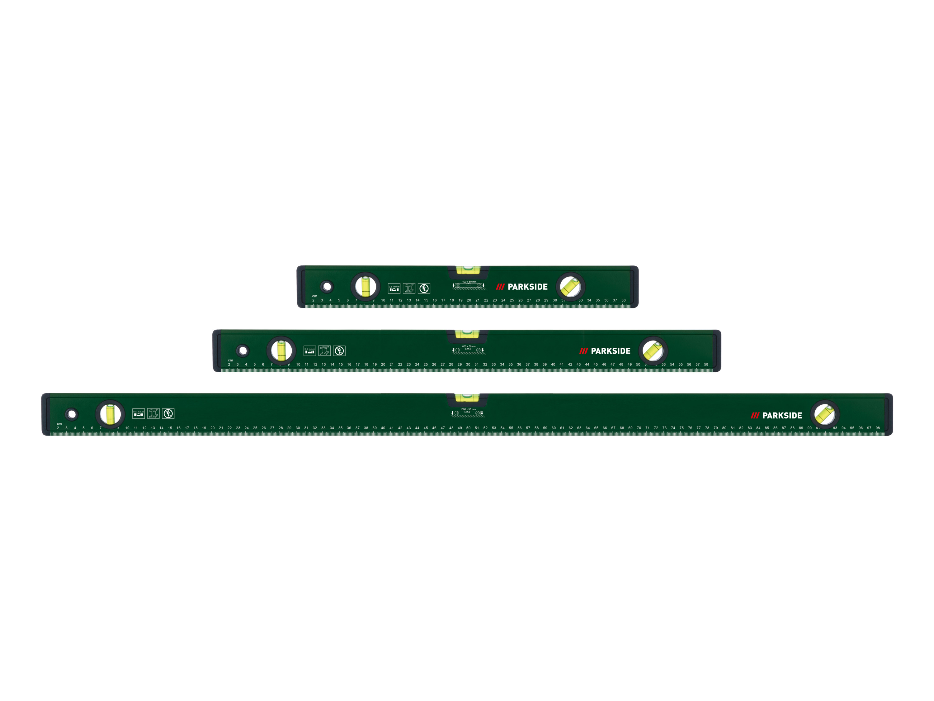 PARKSIDE® Zestaw poziomic, 3 sztuki