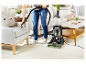 Czyszczenie kanapy i dywanu odkurzaczem piorącym Bissell PowerWash.