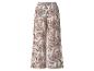 Damskie spodnie palazzo z pastelowym wzorem paisley.