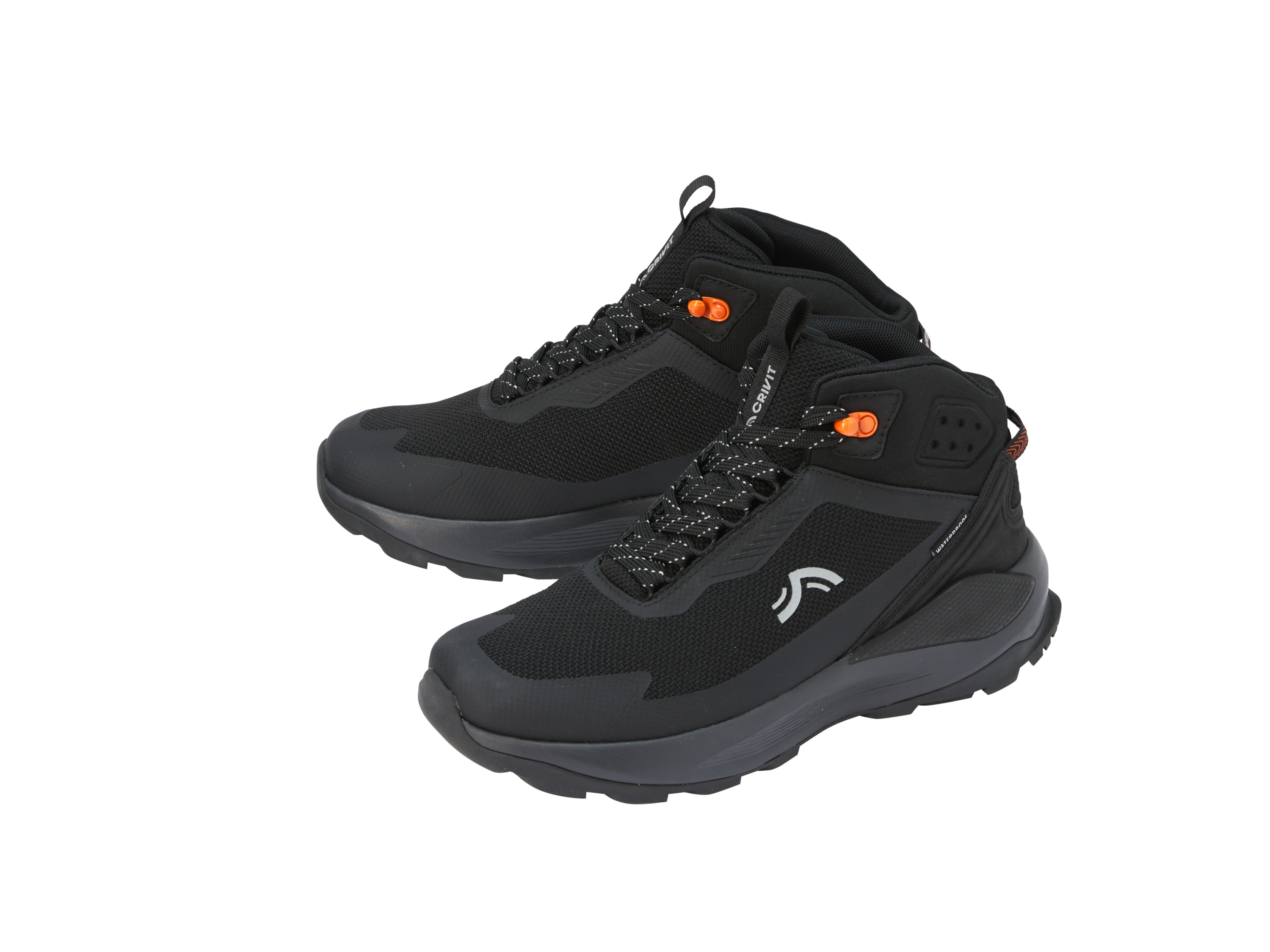 CRIVIT Buty trekkingowe męskie (Czarny, 44)