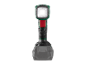 Latarka robocza LED Bosch z wbudowanym akumulatorem.