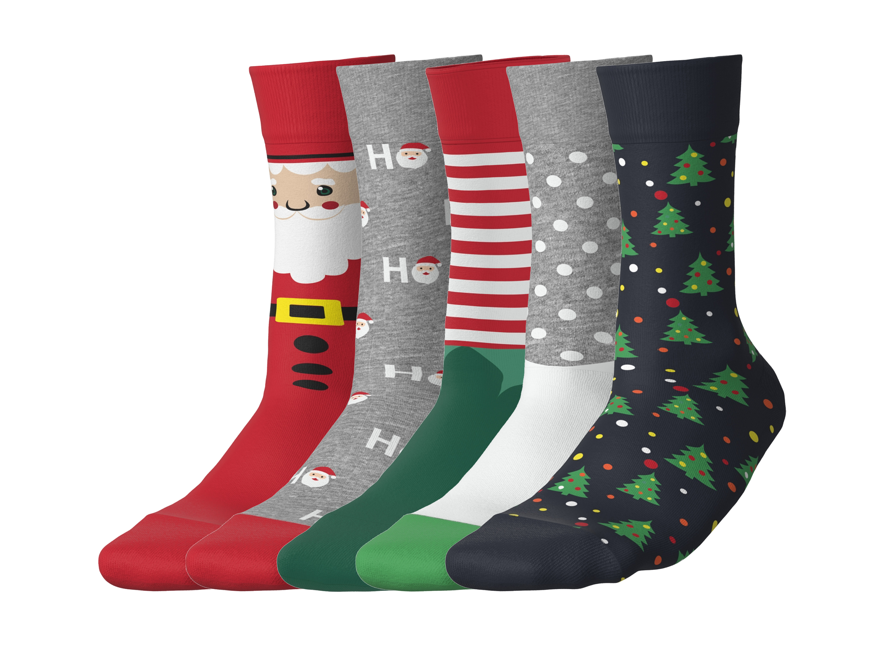 esmara® Skarpety męskie z bawełną, 5 par