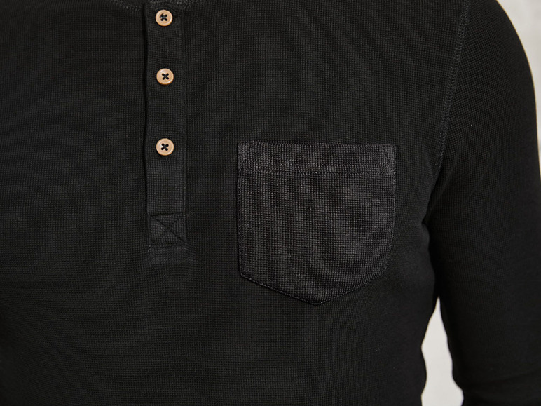 Pełny ekran: LIVERGY® Bluzka męska bawełniana z długim rękawem - zdjęcie 7