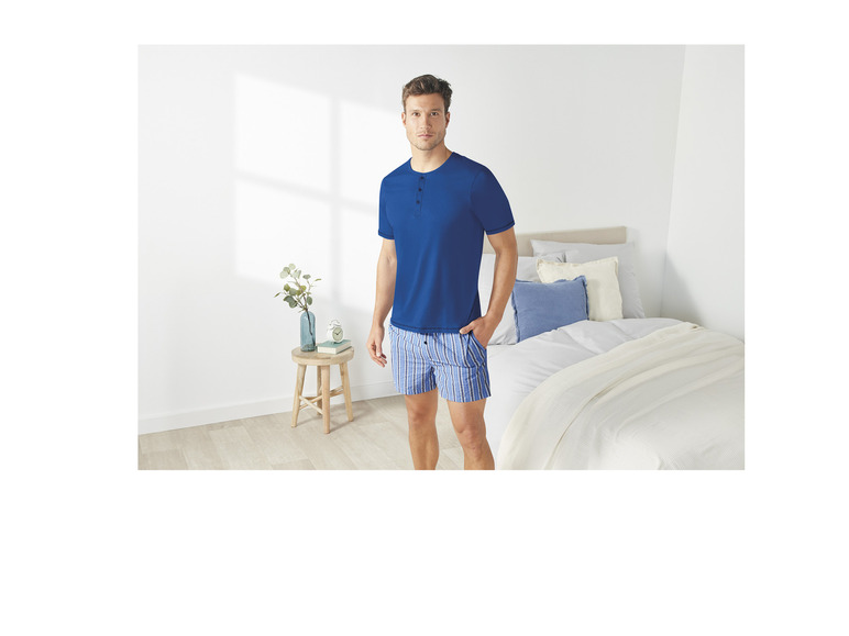 Pełny ekran: LIVERGY® Piżama męska z bawełną (t-shirt + szorty) - zdjęcie 15
