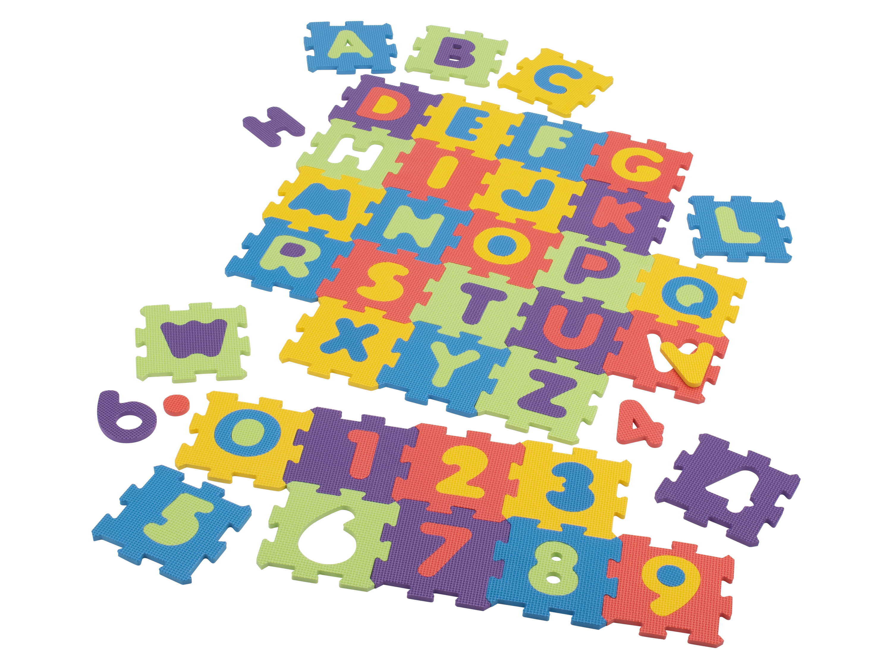 lupilu® Maty puzzlowe (Cyfry i litery)