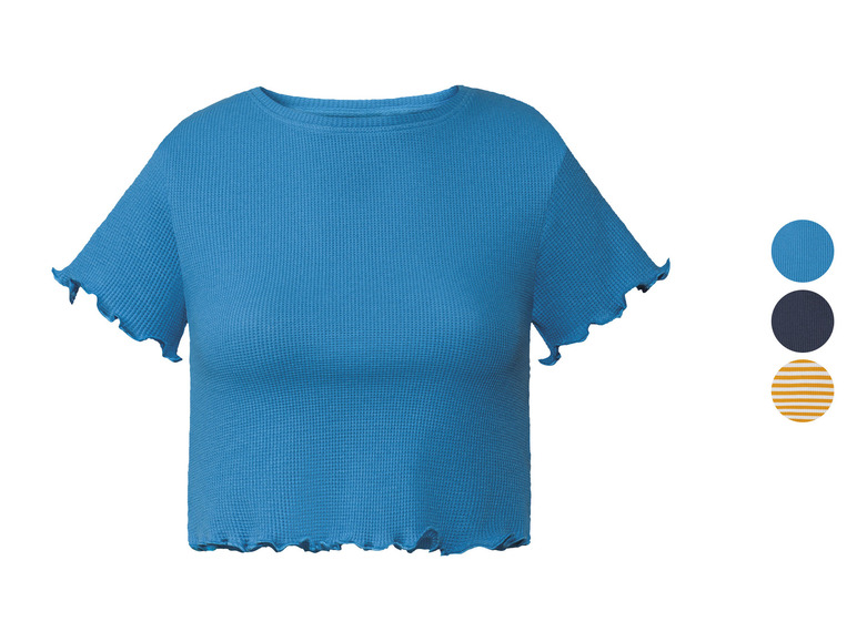 Pełny ekran: esmara® T-shirt damski z bawełną - zdjęcie 1