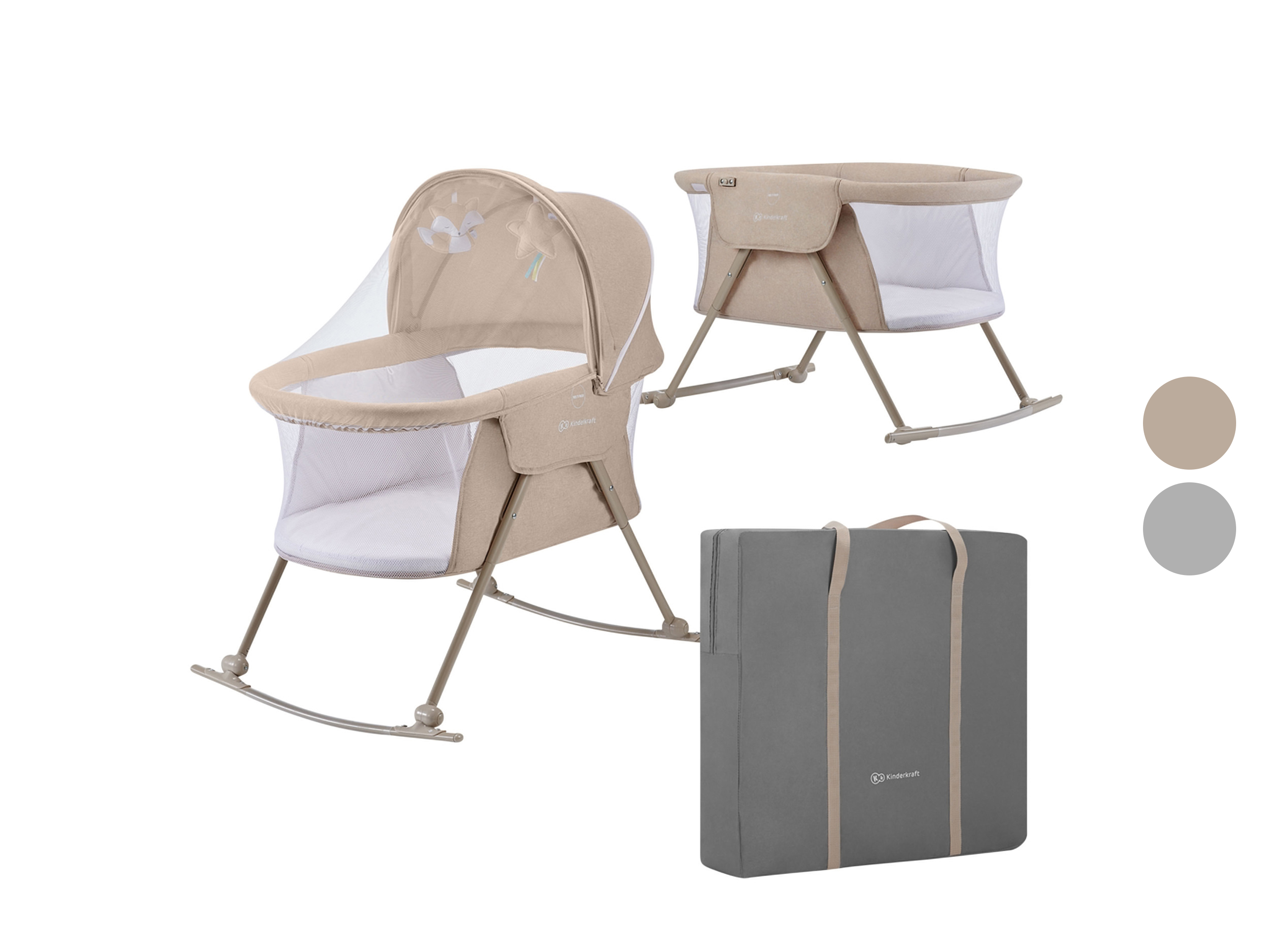 KINDERKRAFT Łóżeczko dziecięce »LOVI CLASSIC«