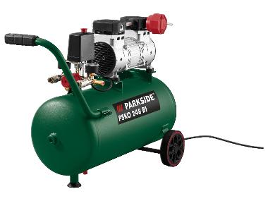 PARKSIDE® Cichy kompresor PSKO 248 B1, pojemność zbiornika 24 l