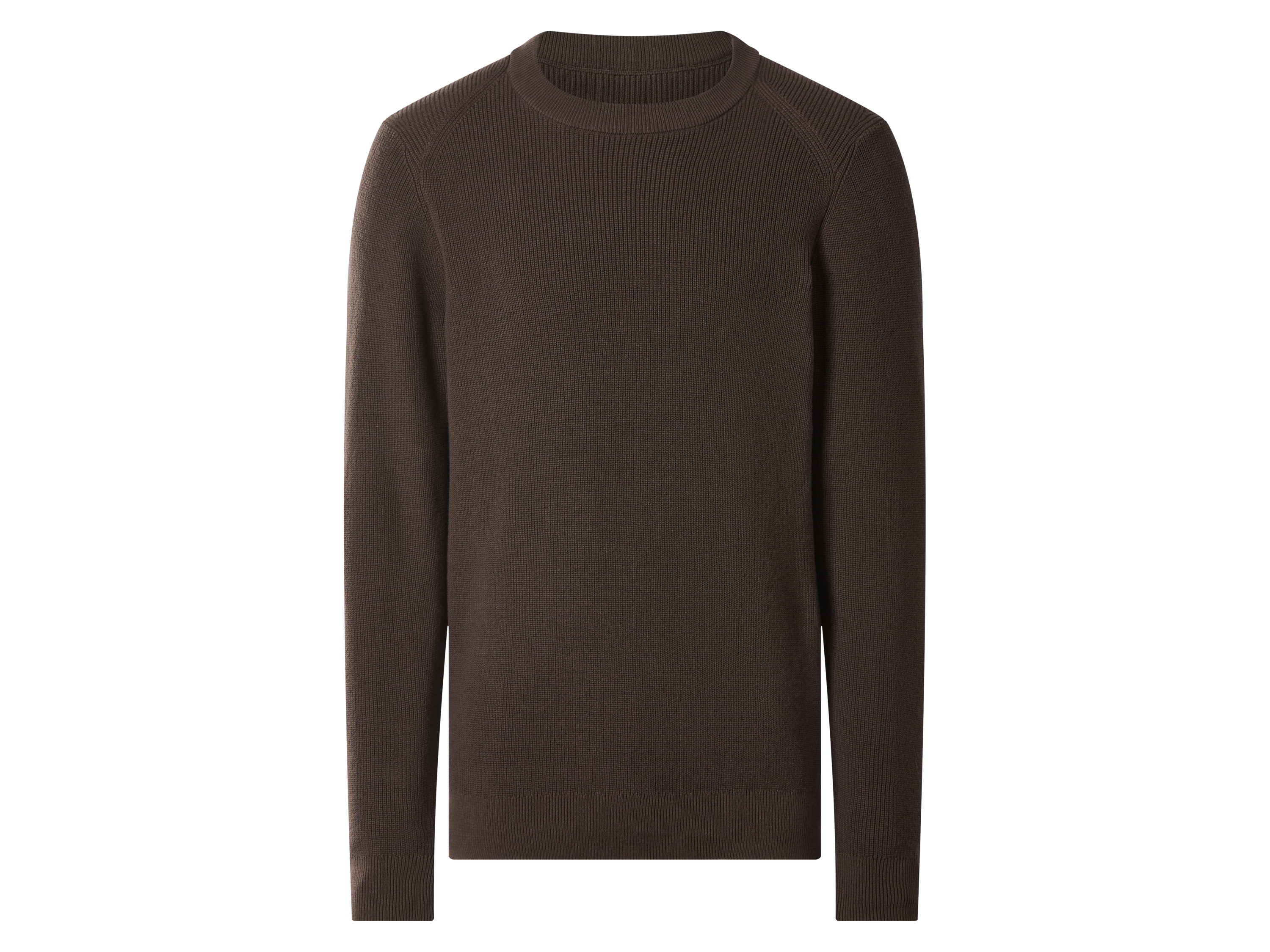 ESMARA MEN Sweter z dzianiny męski (Brązowy, S (44/46))