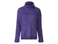 Fioletowy sweter z golfem.