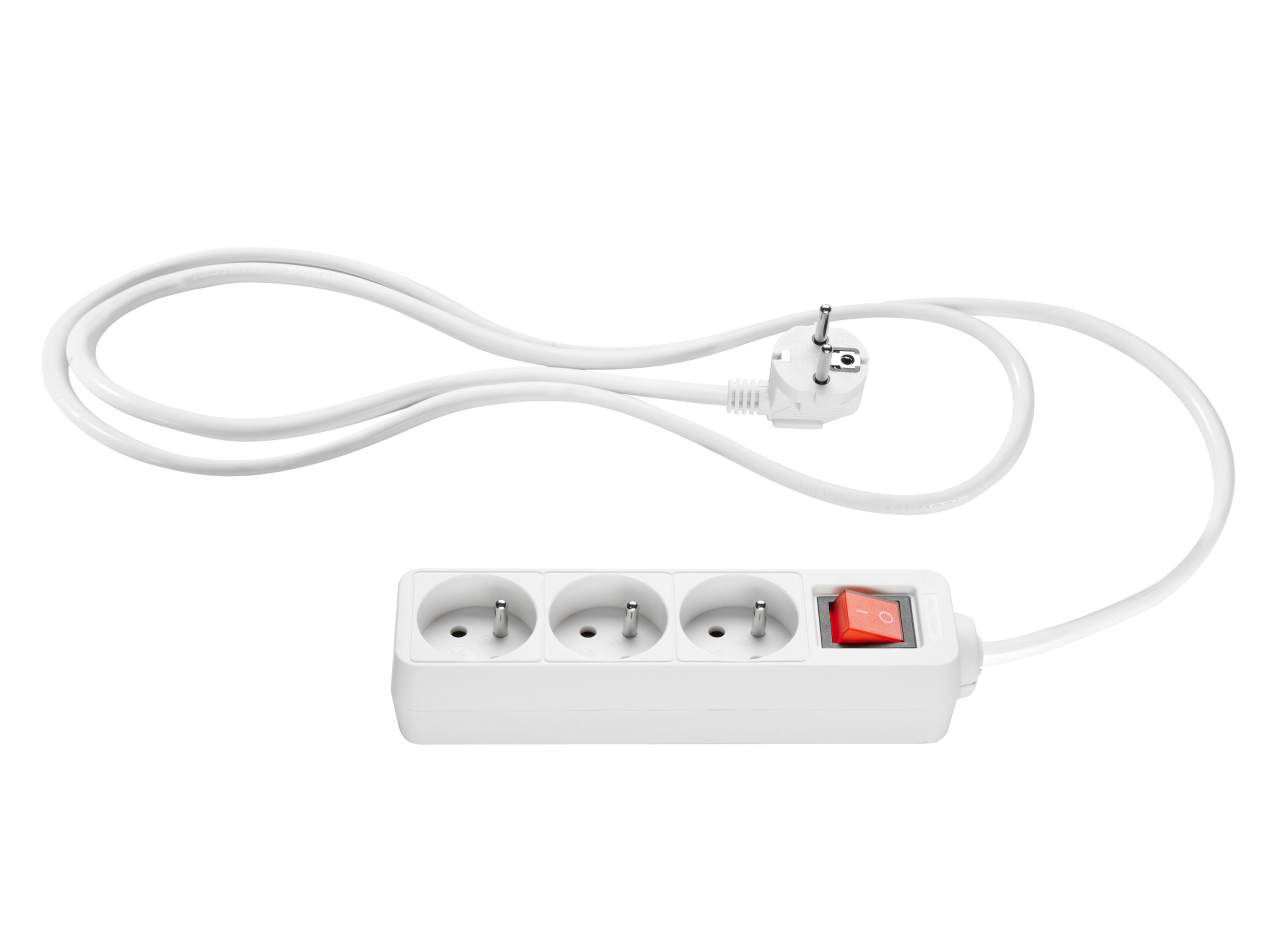 SILVERCREST® Listwa zasilająca (3 gniazda, biały)