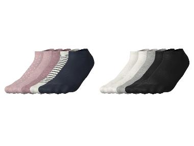 esmara® Skarpetki stopki termiczne damskie z bawełną, 5 par