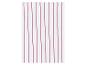 Biały ręcznik kuchenny w czerwone paski