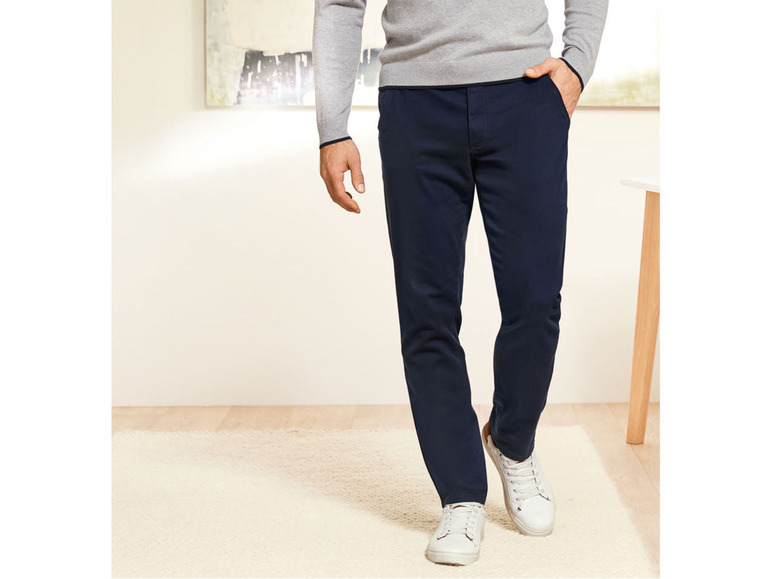 Pełny ekran: LIVERGY® Spodnie chino męskie z bawełną - zdjęcie 6