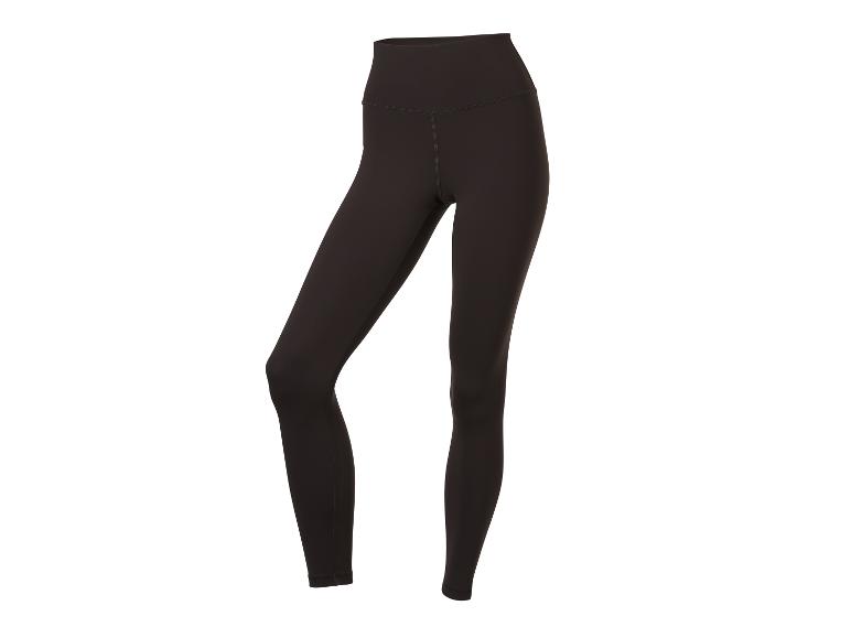 Czarne legginsy sportowe z wysokim stanem