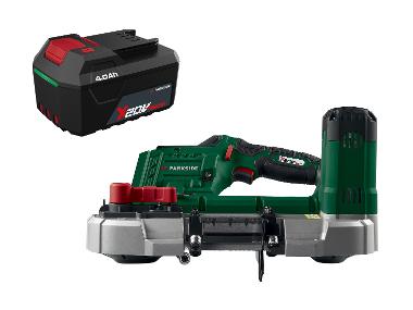 PARKSIDE® Zestaw Akumulatorowa piła taśmowa, 20 V z akumulatorem litowo-jonowym, 4 Ah