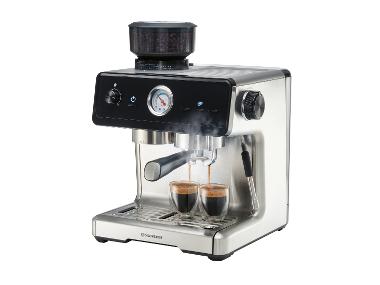 SILVERCREST® Ekspres kolbowy z wbudowanym młynkiem smart, 1500 W, SEMST 1500 A1