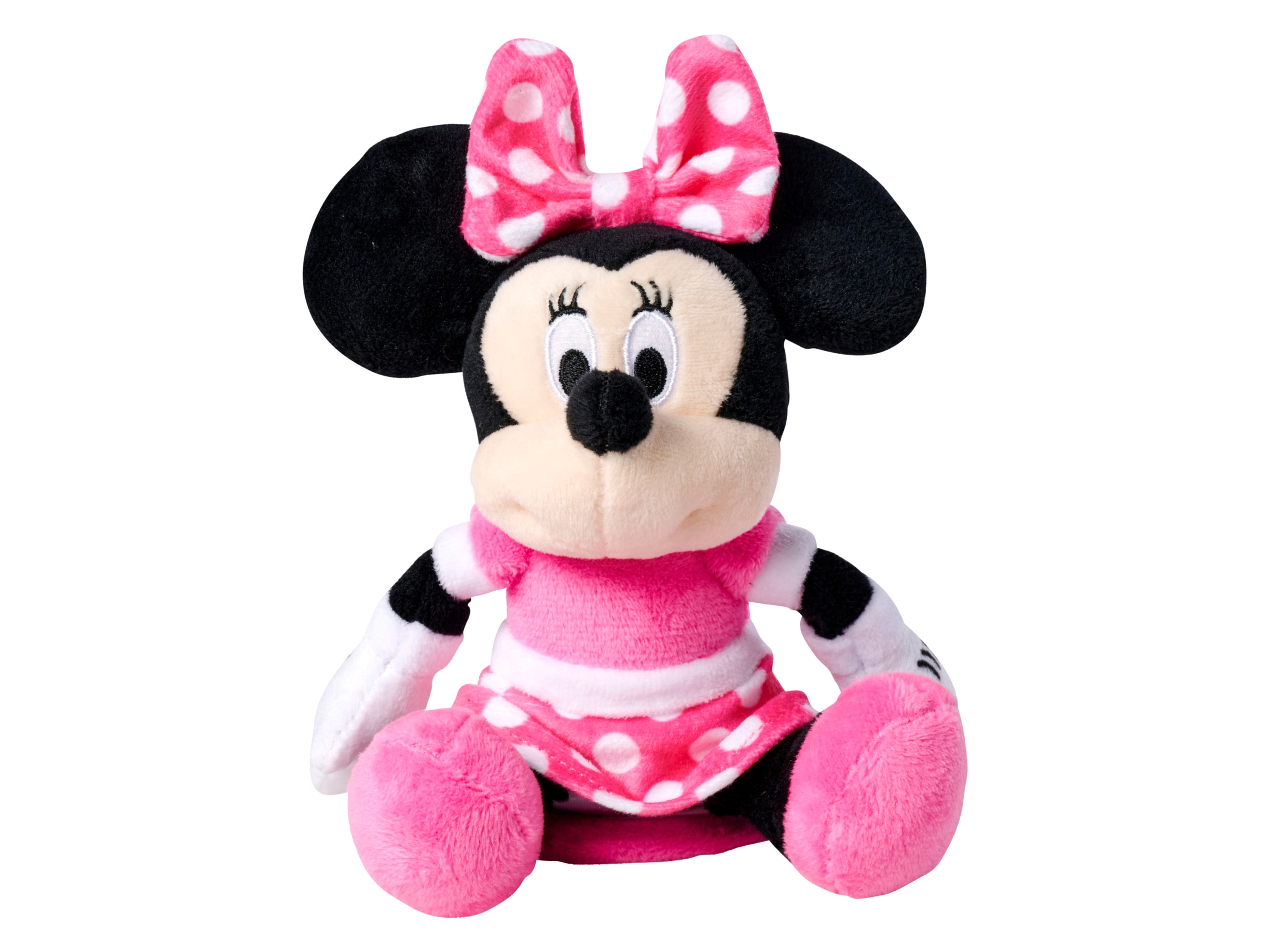 Simba Maskotka pluszowa Disney Shoulder Squad, Minnie lub Stitch, do noszenia na ramieniu (Myszka Minnie)