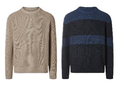 Sweter męski z cienkiej dzianiny