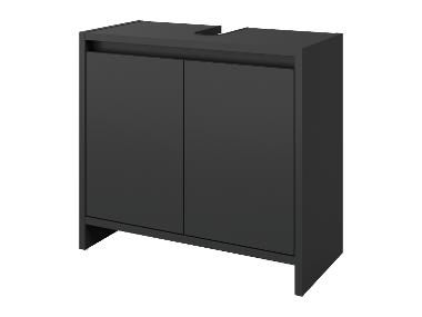 LIVARNO® Szafka pod umywalkę Oslo, antracyt, 60x55x28 cm