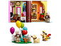 LEGO minifigurki Carla i Russella z filmu 'W górę, w górę', z psem i wiewiórką.