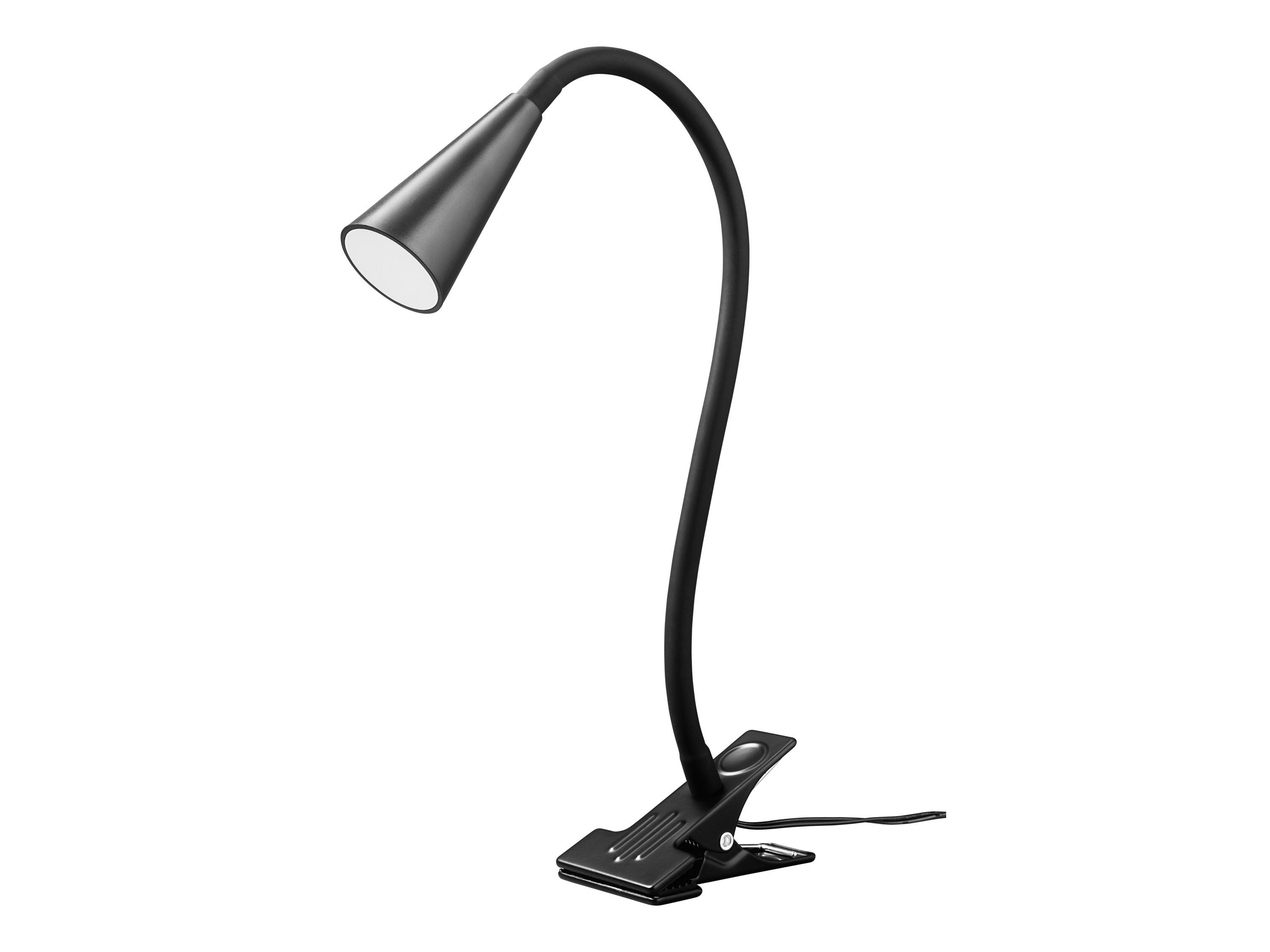 LIVARNO® Lampka LED z mocowaniem, 3,5 W (Przypinane reflektory LED, Czarny)