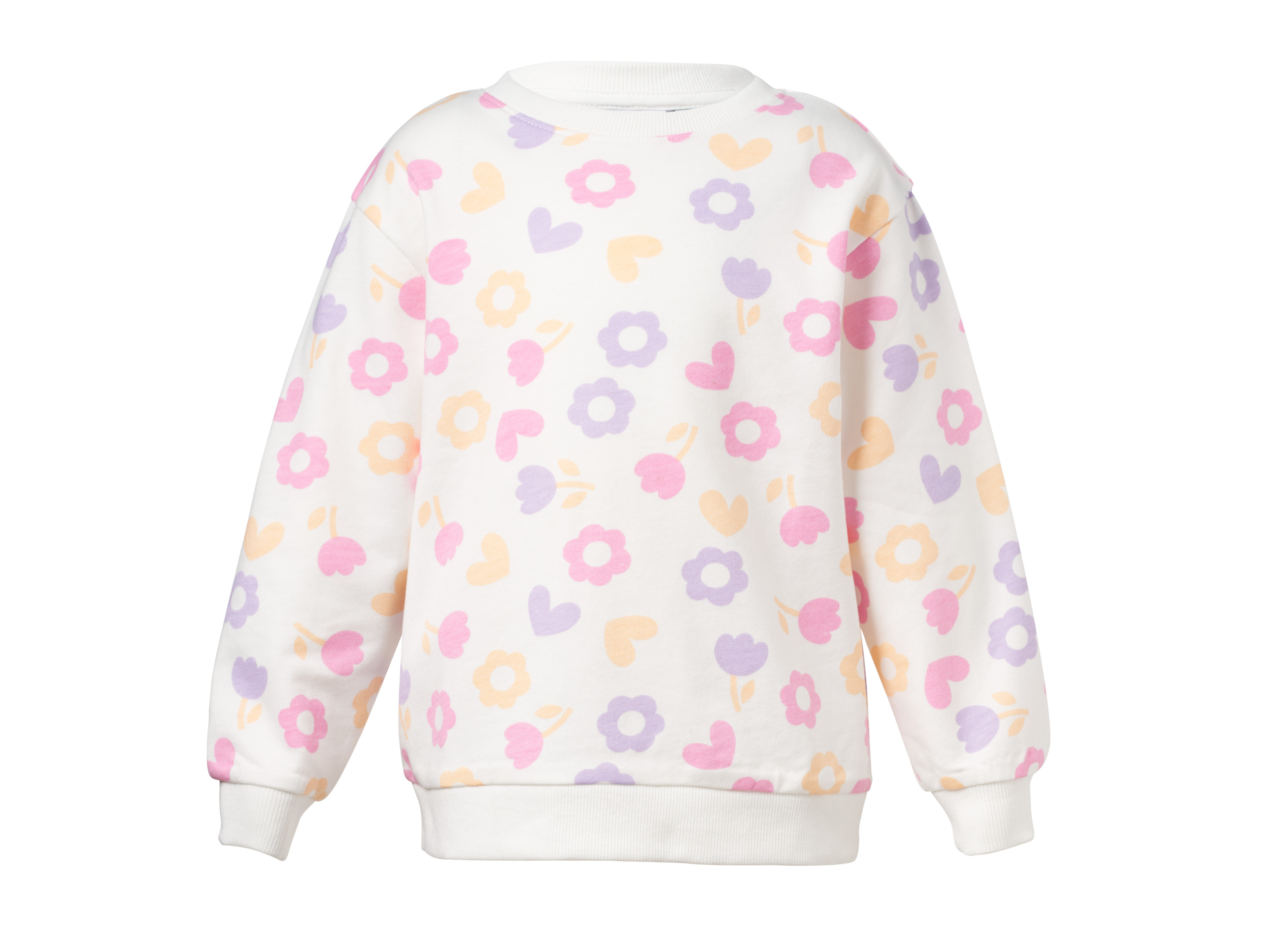 LUPILU® Bluza dresowa dziecięca (biała, 98/104)