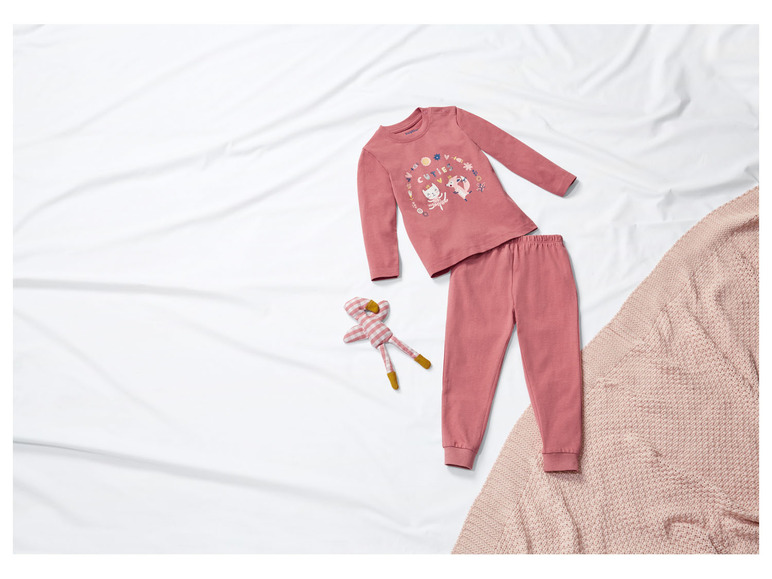 Pełny ekran: lupilu® Piżama dziewczęca z bawełny, 1 komplet - zdjęcie 15