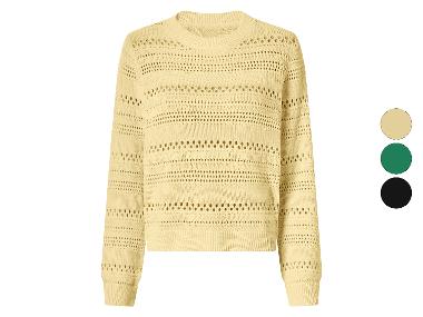 esmara® Sweter ażurowy damski