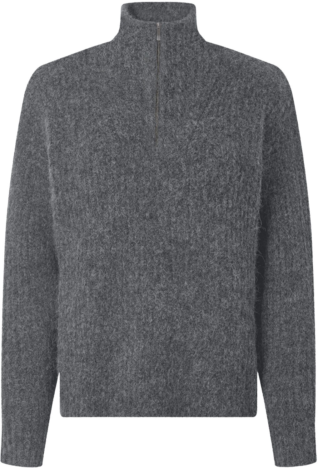 ESMARA® Sweter z grubej dzianiny damski (Szary, L(44/46))