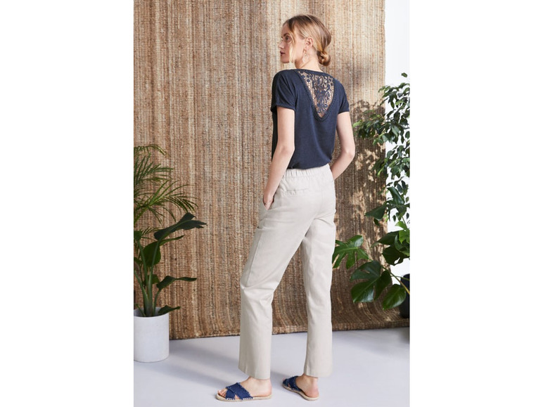 Pełny ekran: esmara® T-shirt damski z włóknem konopnym i bawełną organiczną - zdjęcie 1