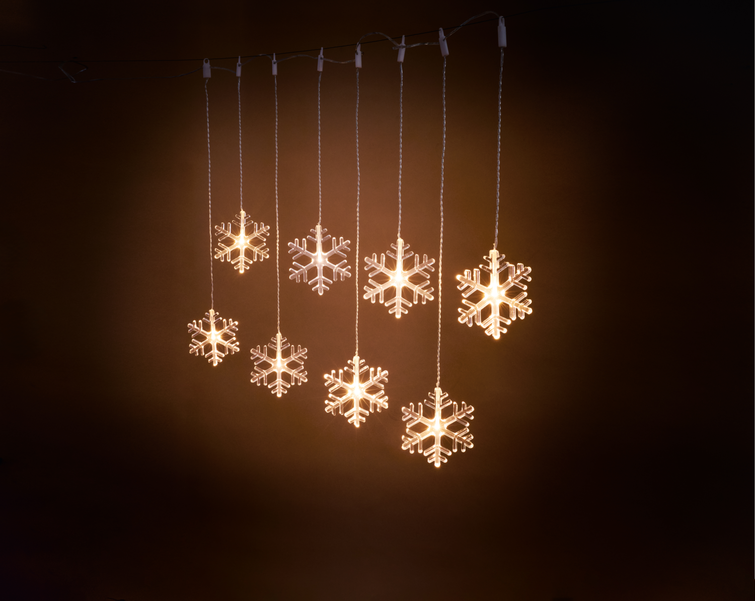 LIVARNO® Łańcuch świetlny LED akrylowy (Płatek śniegu/ciepła biel)