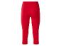Damskie czerwone legginsy capri