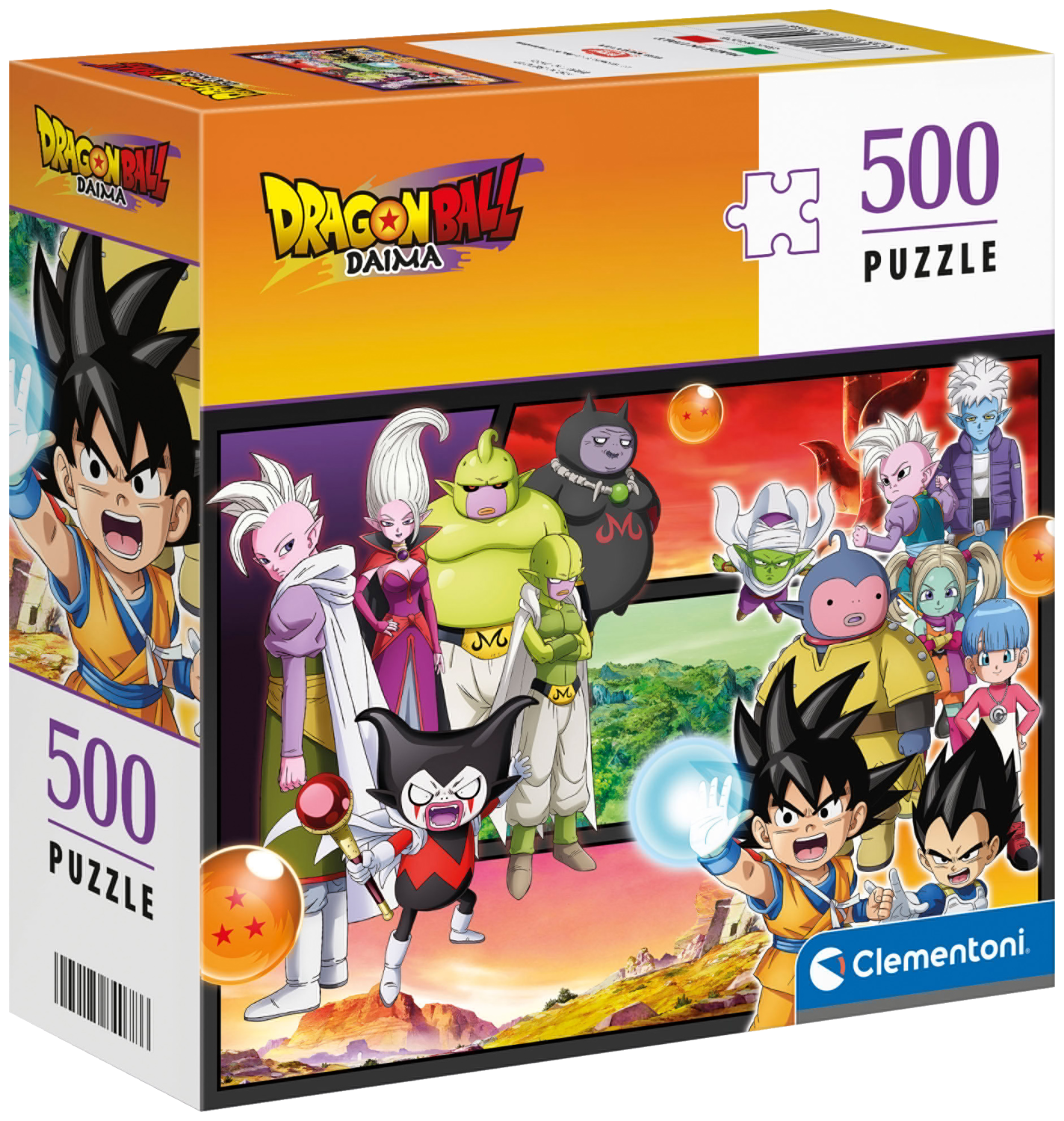 CLEMENTONI Zestaw puzzli Dragon Ball lub One Piece (Dragon Ball – Razem)