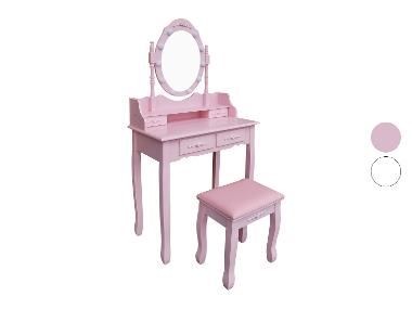 HOME DELUXE Toaletka ROSY z oświetleniem LED