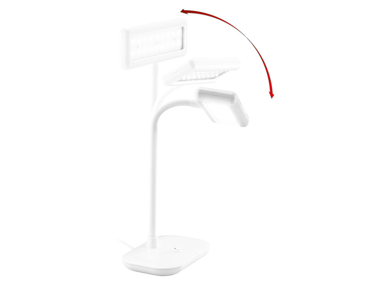 Pełny ekran: LIVARNO home Lampa LED emitująca światło dzienne, biały - zdjęcie 4