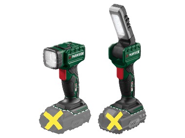 PARKSIDE® Akumulatorowa lampa ręczna LED 20 V (bez akumulatora i ładowarki)