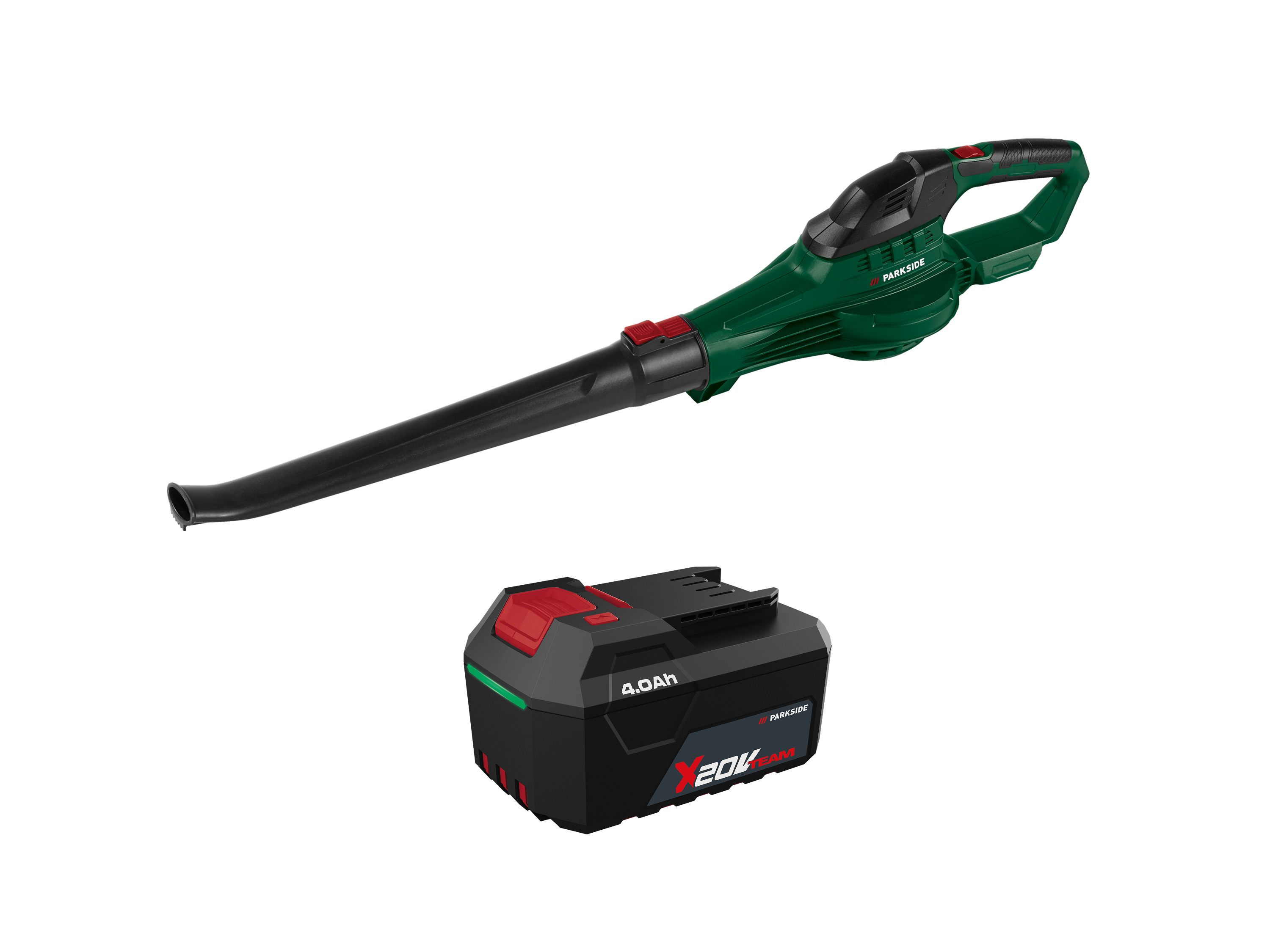 PARKSIDE® Zestaw Akumulatorowa dmuchawa do liści, 20 V z akumulatorem, 4 Ah