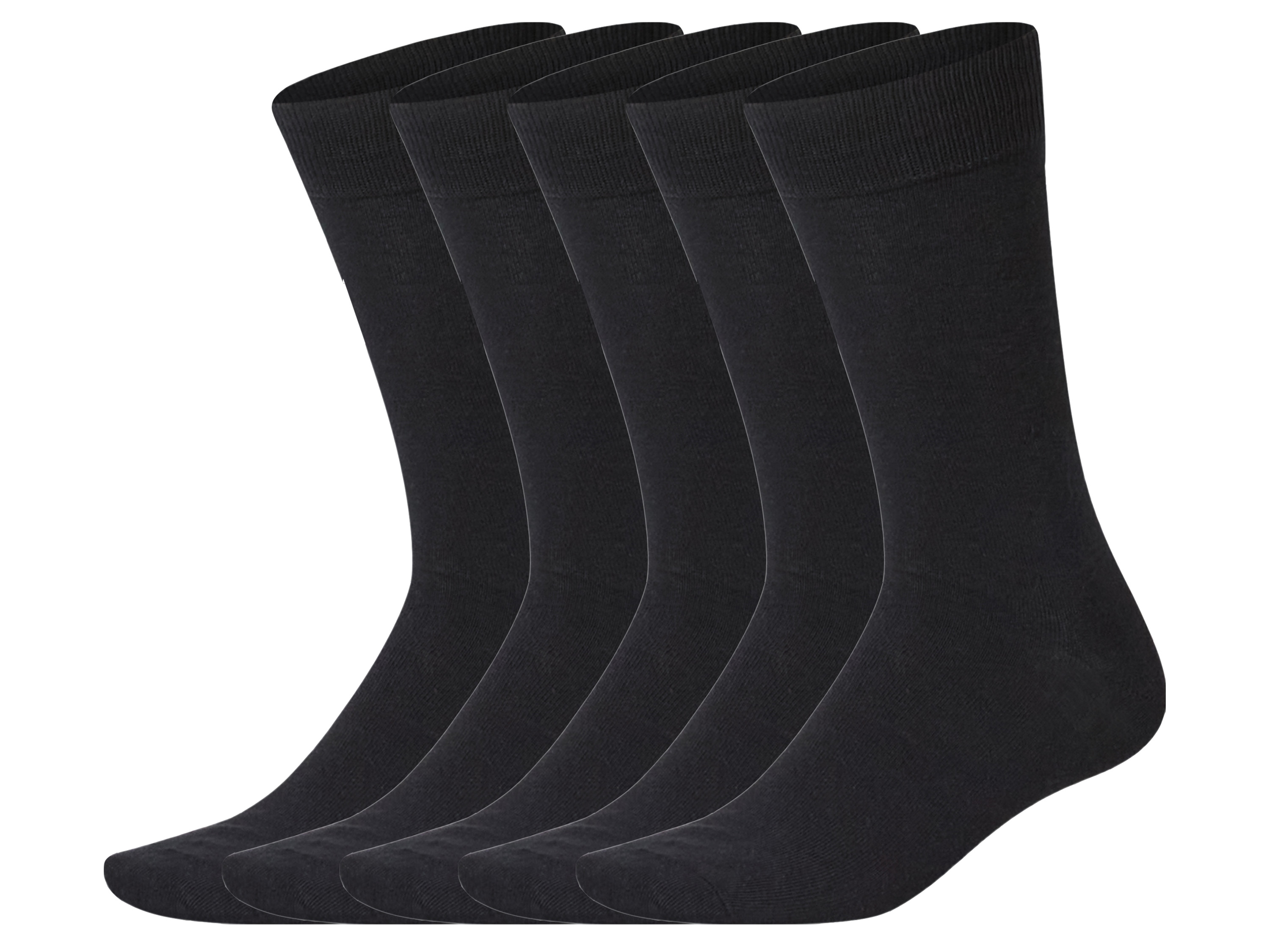 esmara® Skarpetki męskie z biobawełną, 5 par 