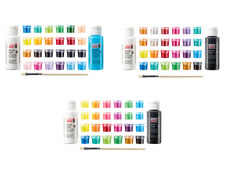 Pełny ekran: Marabu CREABOX Farbki akrylowe do malowania, 1 zestaw - zdjęcie 1